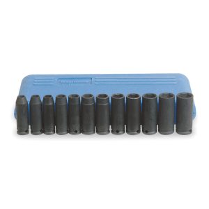 Bộ Tuýp Mở Bu Lông Hệ Mét, size 3/8", 12cái/hộp (Metric Impact Socket Set)