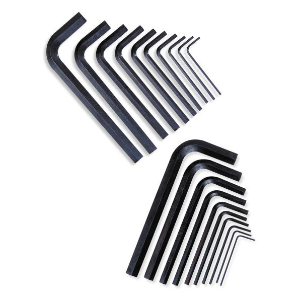 Bộ Lục Giác Chữ L, 20 cai/bộ (Short L-Shaped SAE/Metric Black Oxide Hex Key Set)