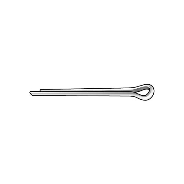 Chốt Chặn, 3/8in x 3in, 316SS, 2 cái/gói (Cotter Pin)