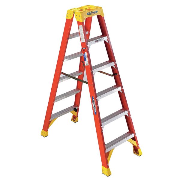 Thang Cách Điện Werner 6ft (Fiberglass Twin Stepladder 6ft)