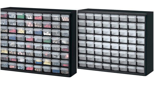 Tủ Chứa Dụng Cụ Bằng Nhựa, 64 Ngăn, Cao 15-13/16" (Drawer Bin Cabinet)